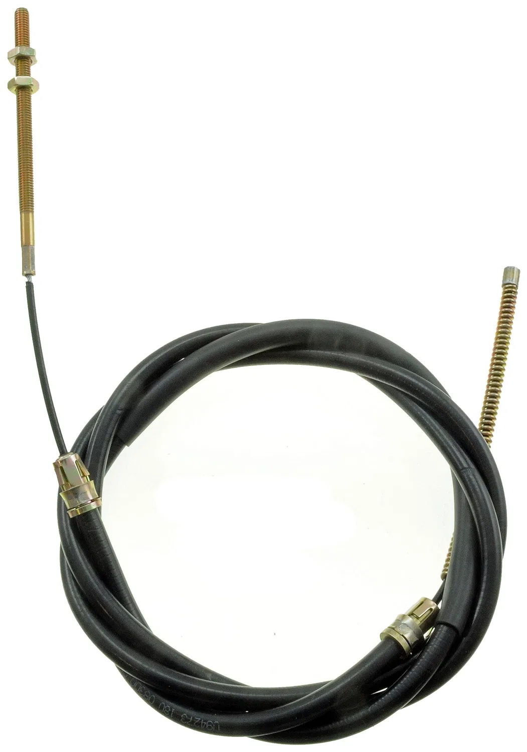 C94273 – DORMAN Parking Brake Cable, OE Replacement 96.96 Inch Length Inline Barrel End Type/ Threaded Rod End Type C...